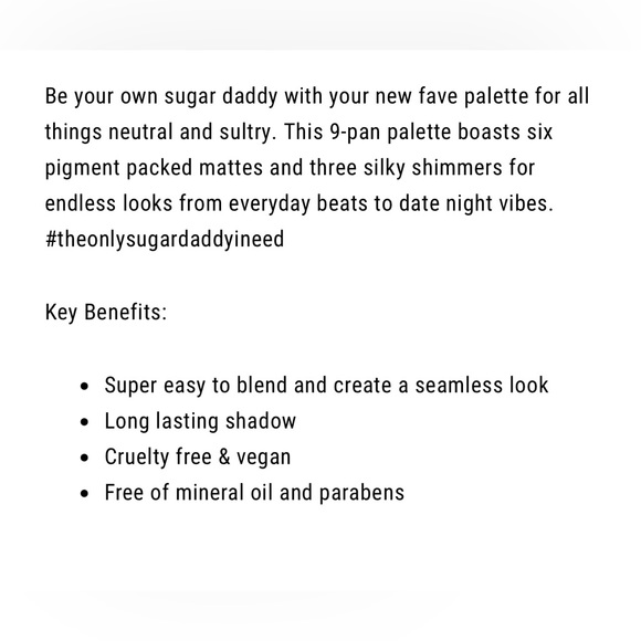 Estate Sugar Daddy Eyeshadow Palette - Picture 4 of 4